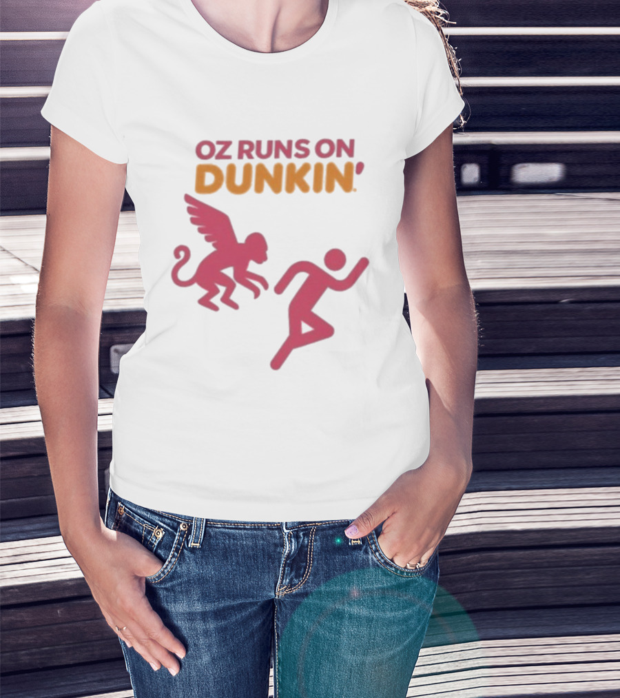 Wicked OZ Runs On Dunkin' Flying Monkey Chase T-Shirt