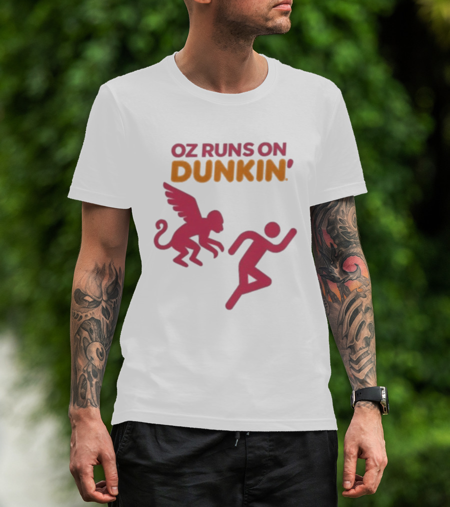 Wicked OZ Runs On Dunkin' Flying Monkey Chase T-Shirt