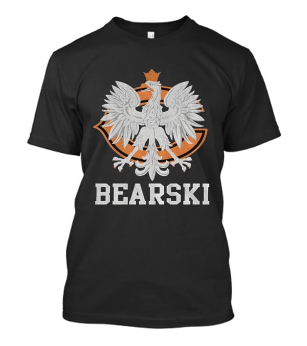 Chicago Bearski Polish Eagle Pride Football Icon T-Shirt