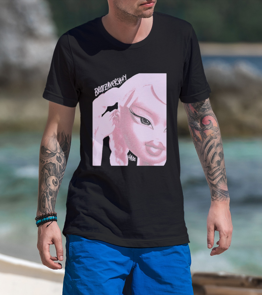 Bratz Jade Glam Bratzaversary Pink Sparkle Aesthetic T-Shirt