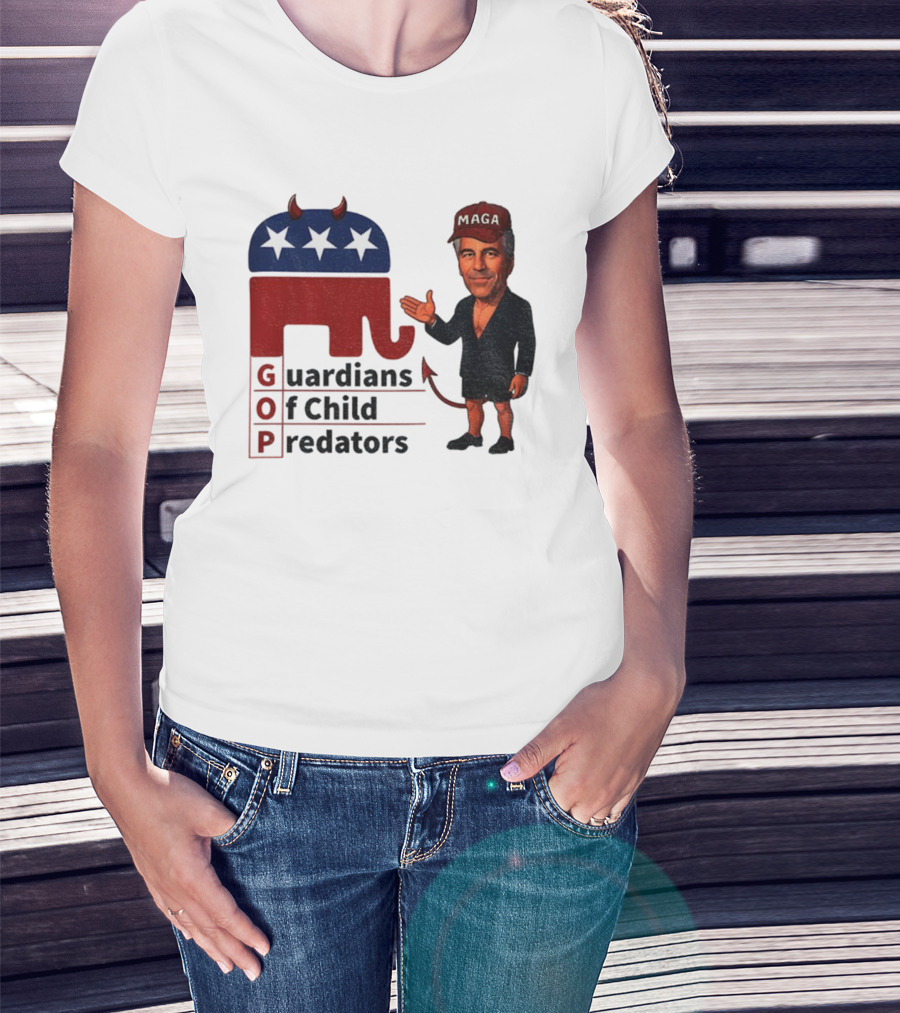GOP Guardians Of Child Predators Anti MAGA Anti Trump T-Shirt