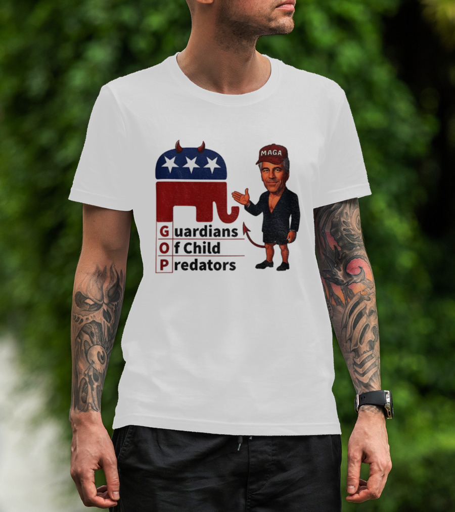 GOP Guardians Of Child Predators Anti MAGA Anti Trump T-Shirt