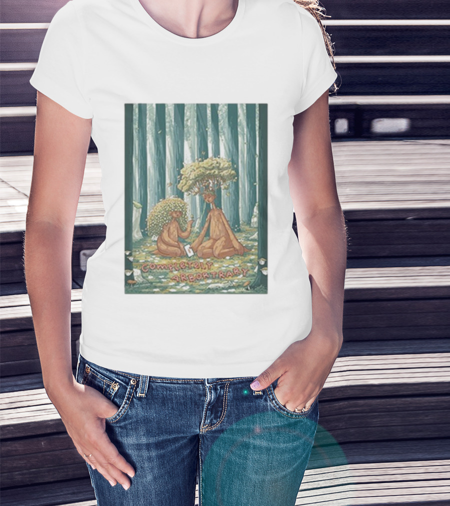 Completely Arbortrary Tree Buds Forest Friends With Nature Hair T-Shirt