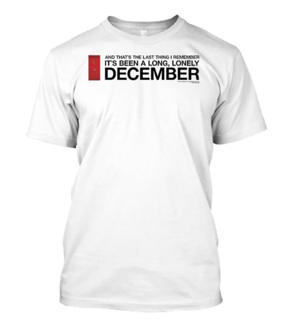 Neck Deep It's Been A Long Lonely December Red Door T-Shirt