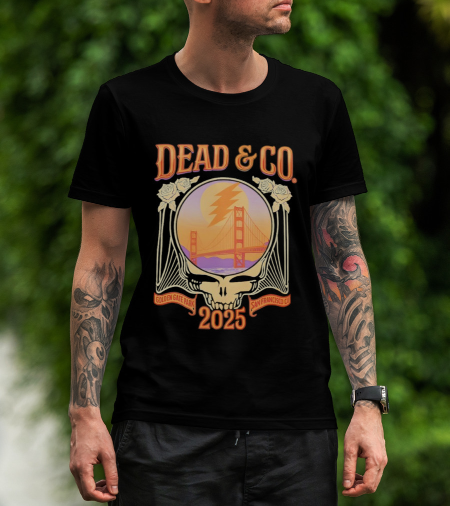 Dead And Company 2025 Golden Gate Park San Francisco CA T-Shirt