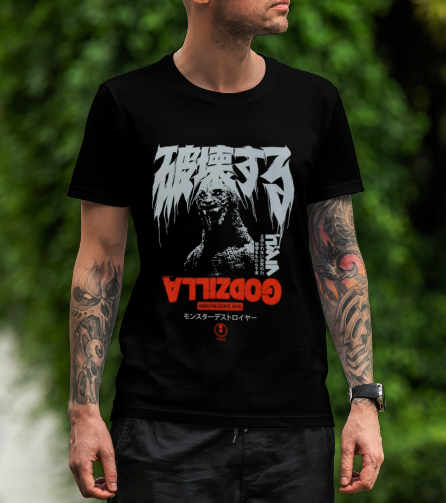 Godzilla All-Out Attack Team Monster Destroyer T-Shirt