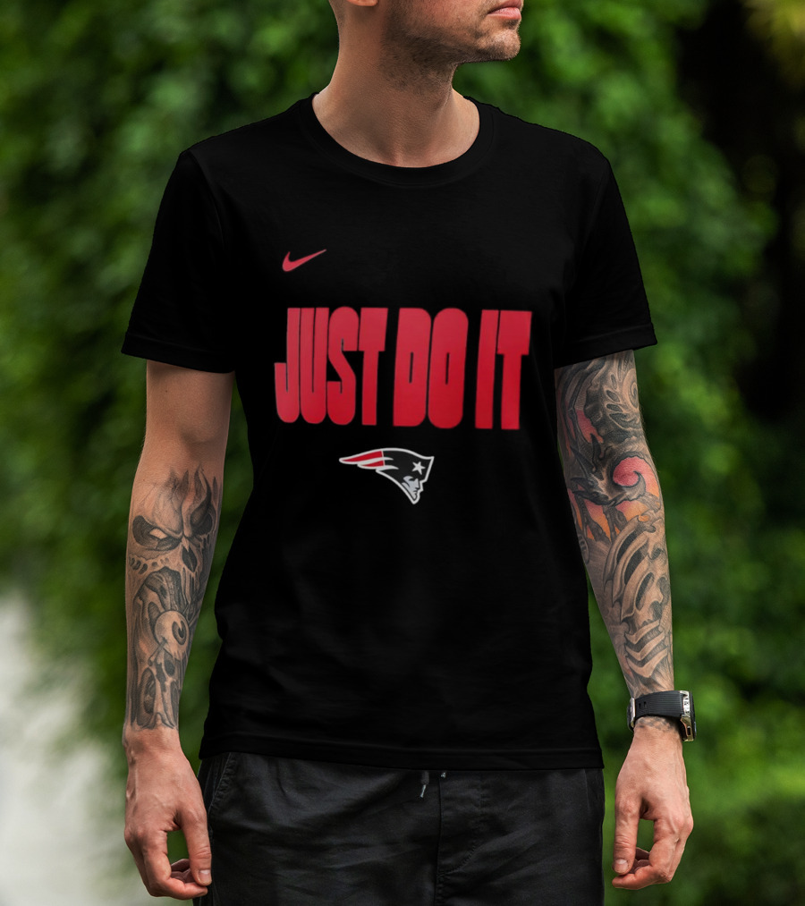 Nike New England Patriots Just Do It 2025 T-Shirt