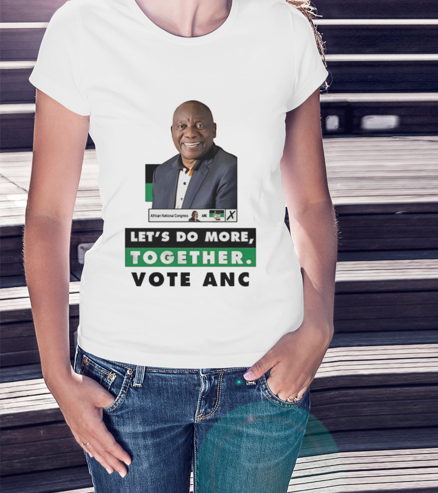 African National Congress Let's Do More Together Vote ANC T-Shirt