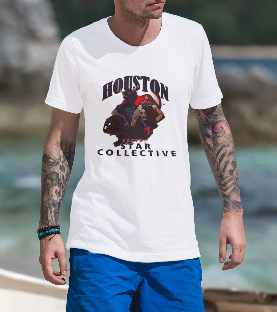 Houston Texans Cactus Star Collective NFL Matchup Theme T-Shirt