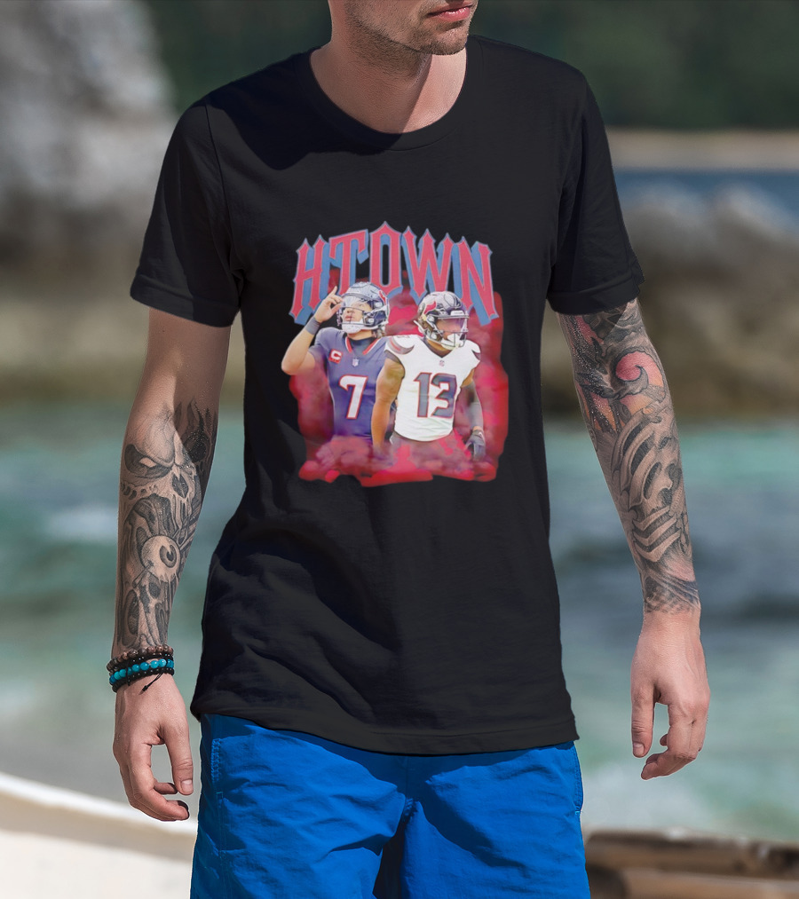 HTOWN CJ Stroud Christian Kirk Houston Football T-Shirt