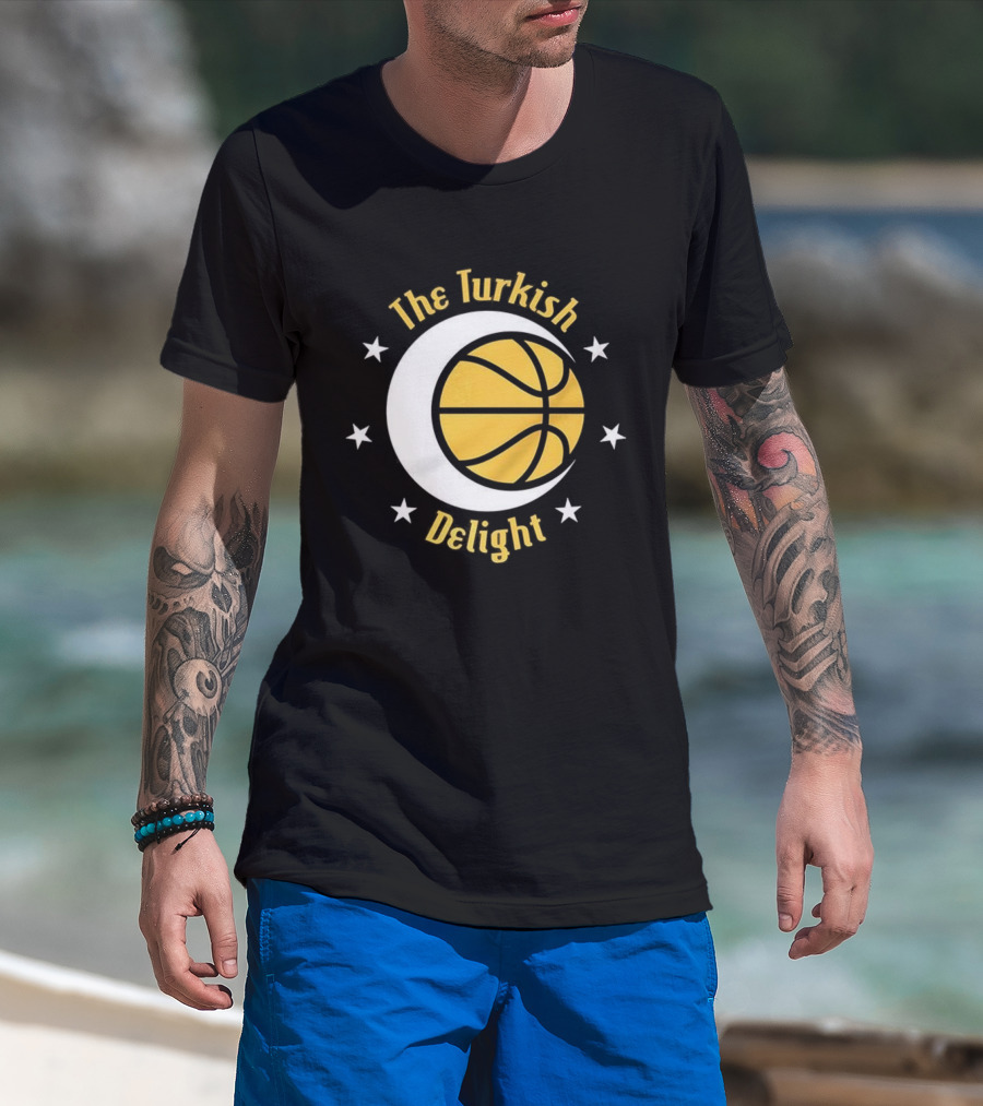 Houston Rockets The Turkish Delight Basketball Crescent Moon And Stars T-Shirt