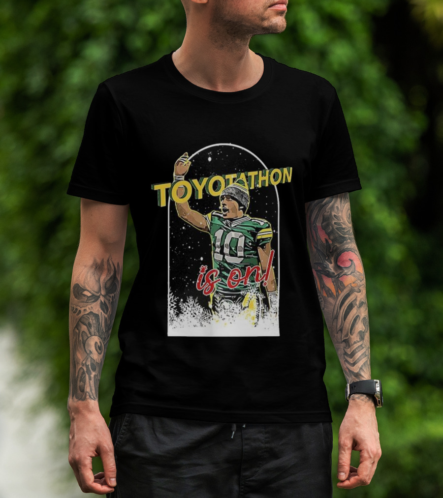 Toyotathon Is On Jordan Love Green Bay Packers Christmas T-Shirt