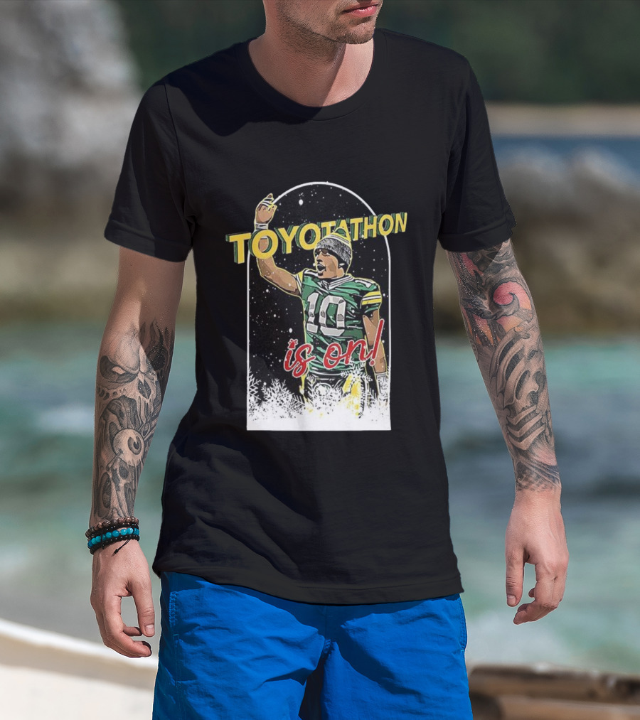 Toyotathon Is On Jordan Love Green Bay Packers Christmas T-Shirt