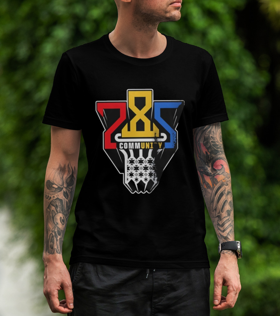 Community 28S Kansas Jayhawks Basketball T-Shirt