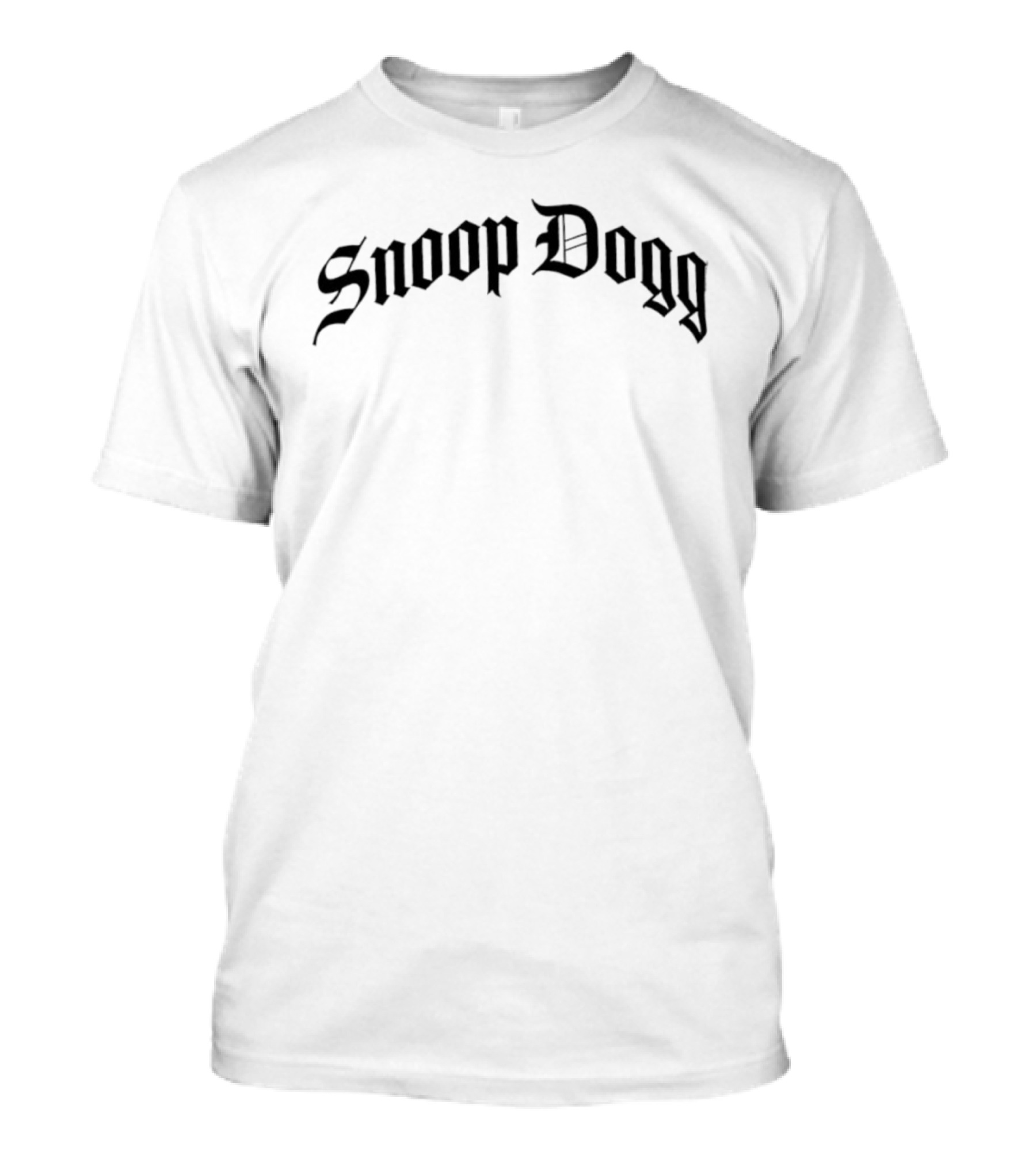 Snoop Dogg Long Beach California Blackletter Style T-Shirt