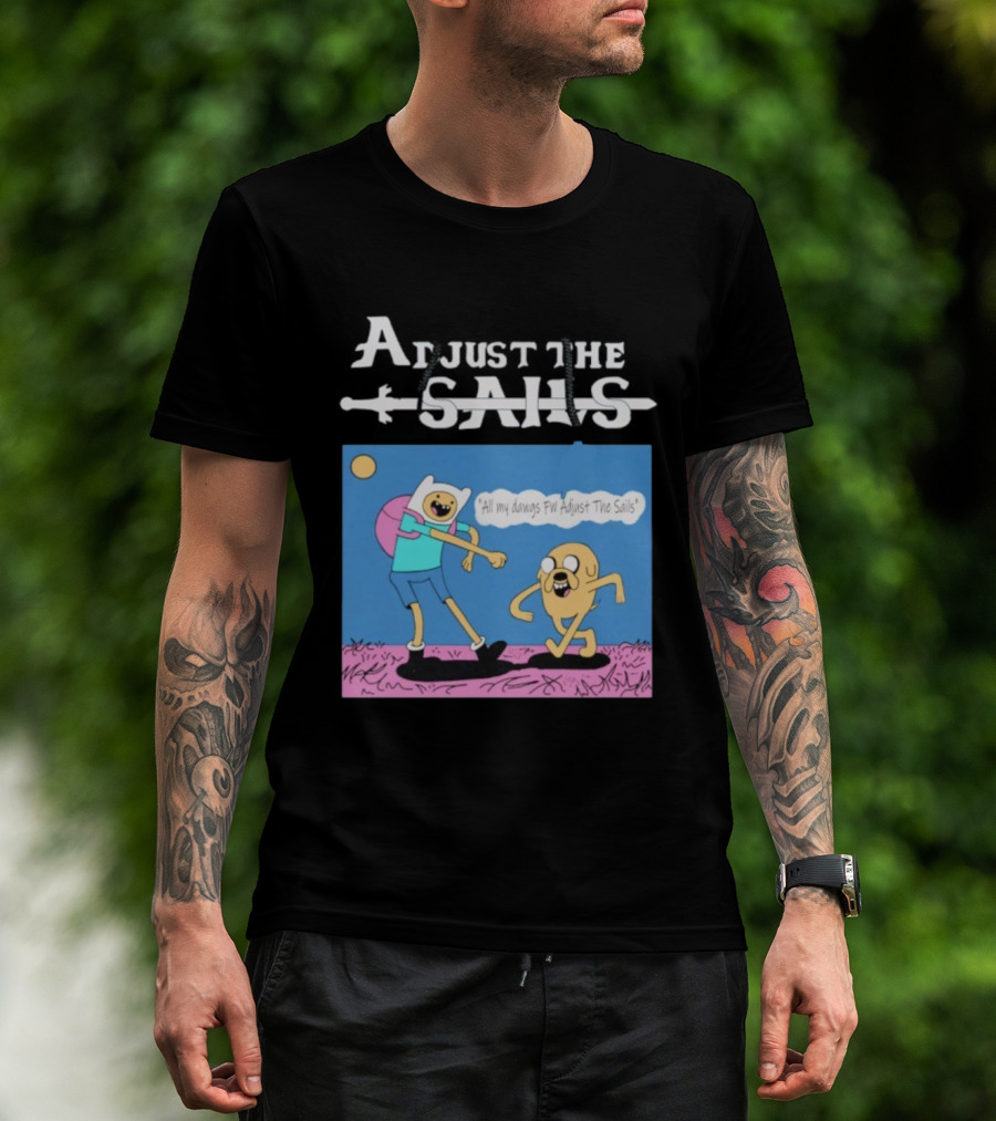 Adjust The Sails All My Dawgs FW Finn X Jake T-Shirt