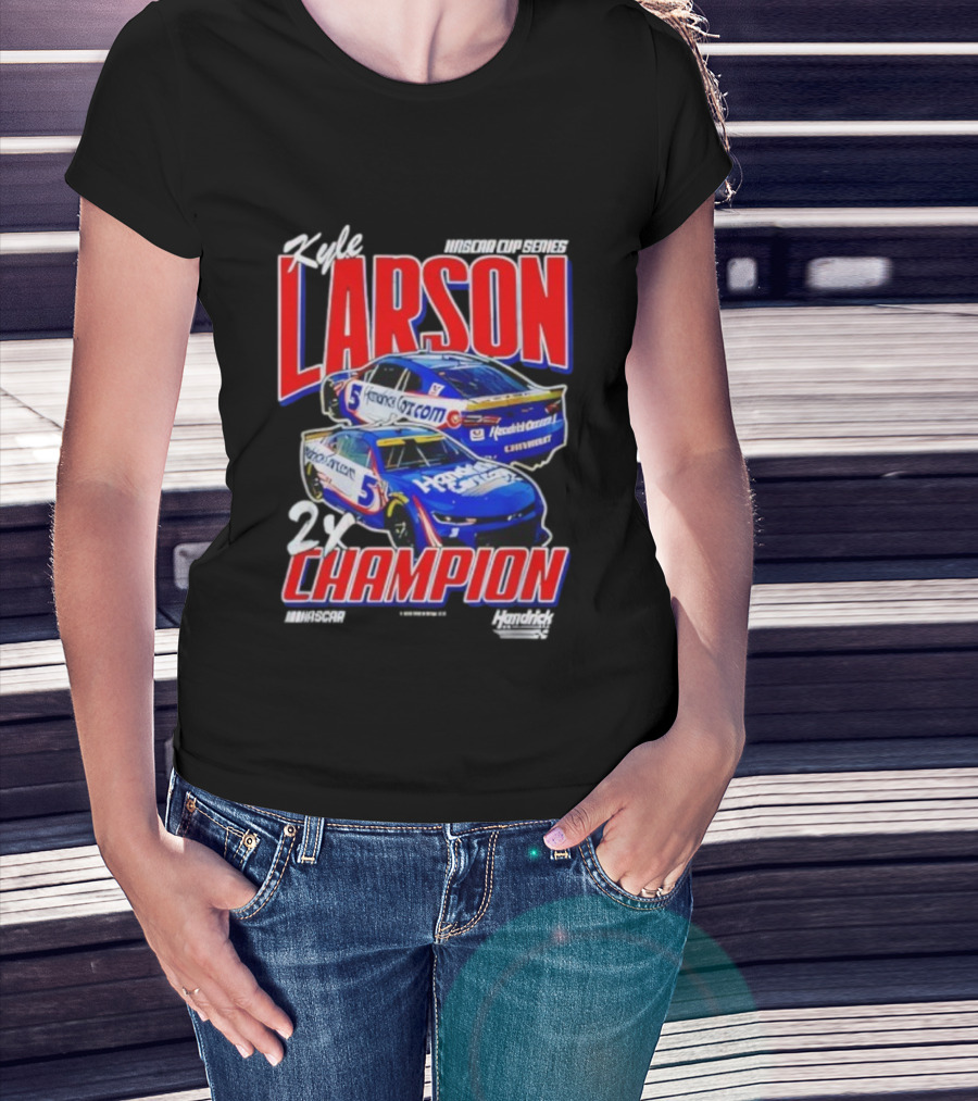Kyle Larson Hendrick Motorsports 2X Champion NASCAR Series T-Shirt