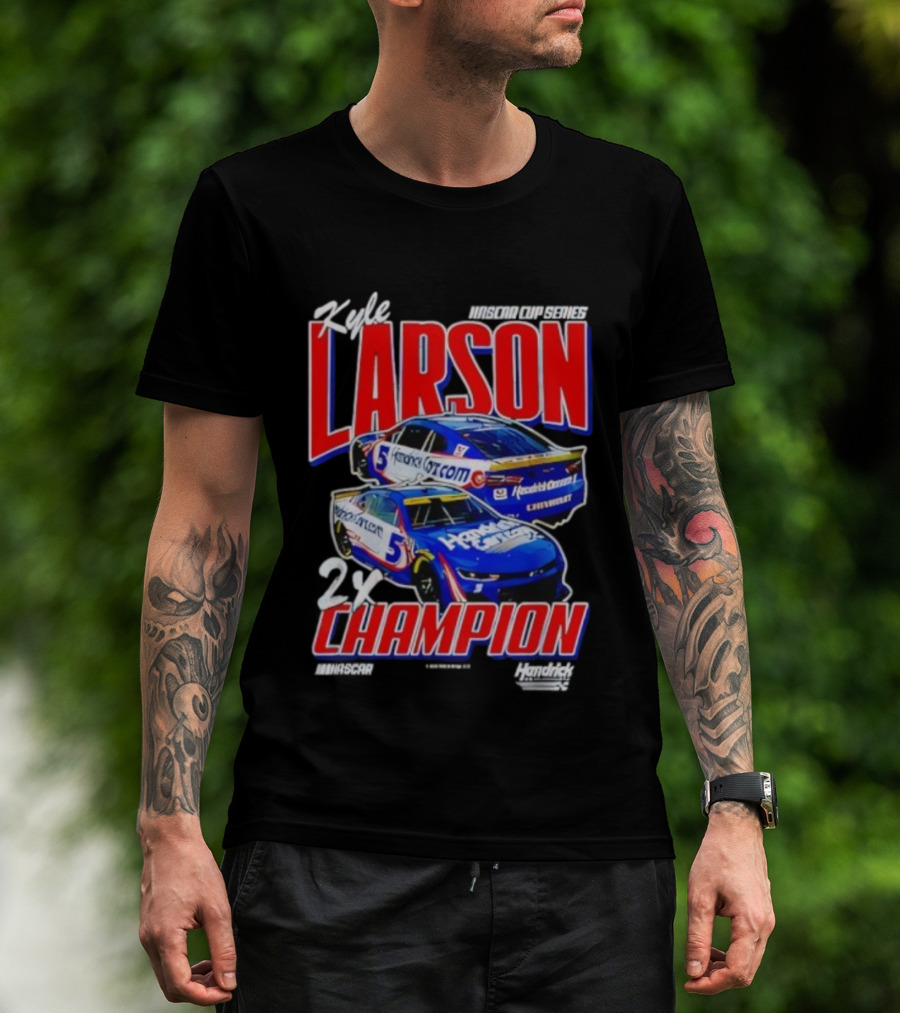 Kyle Larson Hendrick Motorsports 2X Champion NASCAR Series T-Shirt