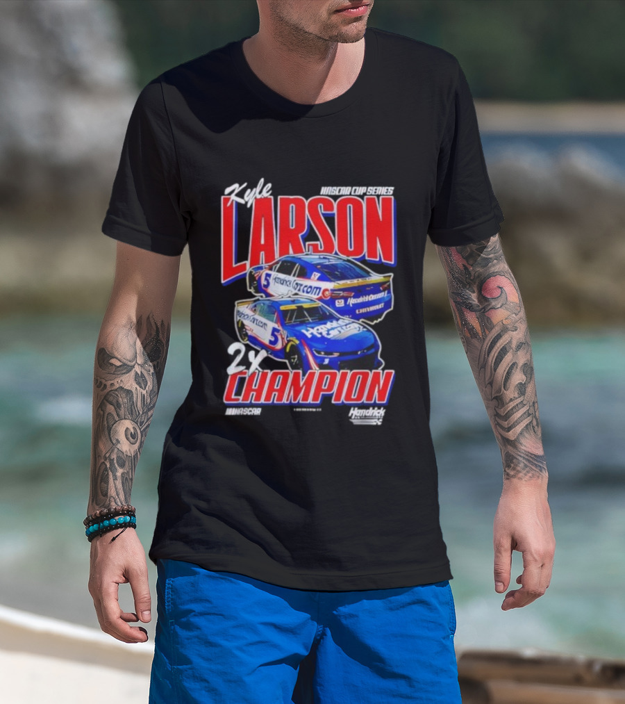 Kyle Larson Hendrick Motorsports 2X Champion NASCAR Series T-Shirt