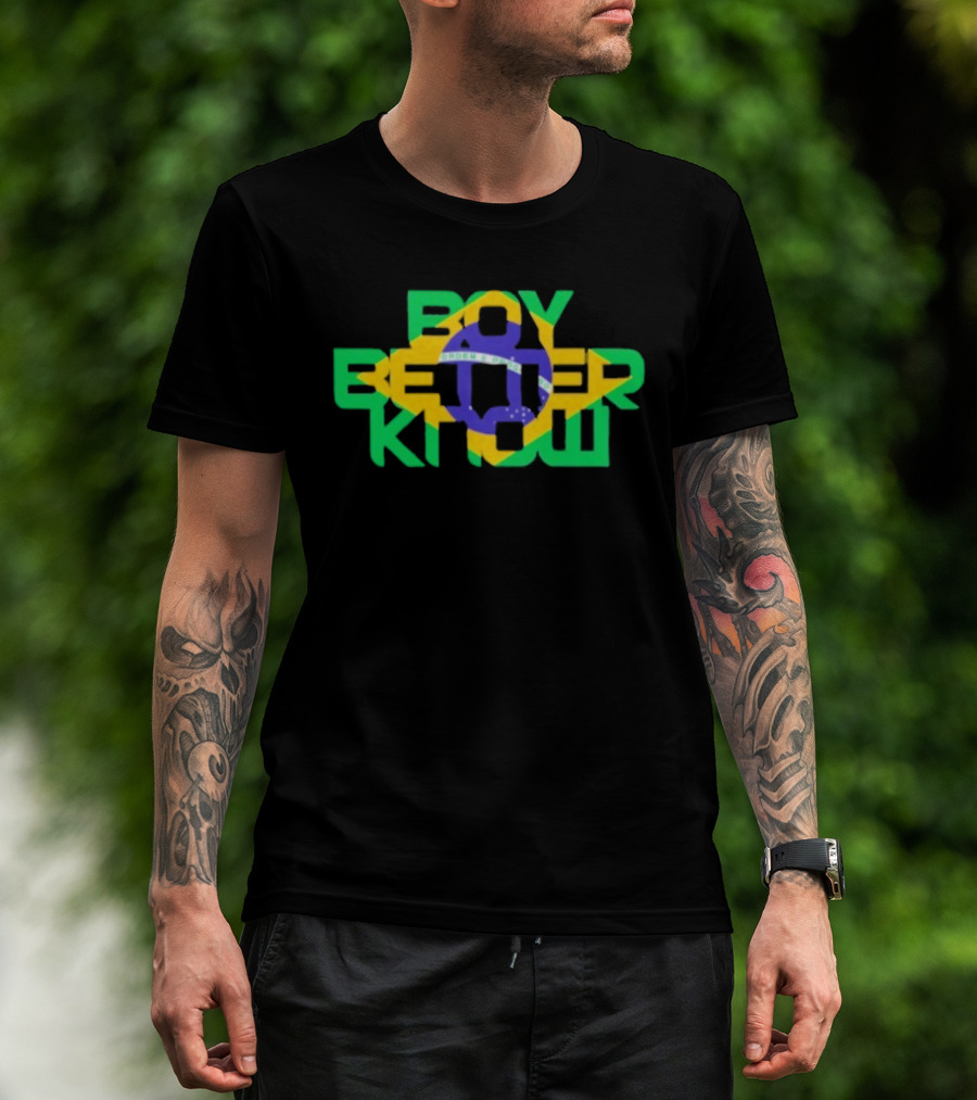 Boy Better Know Brazil Flag Skepta T-Shirt