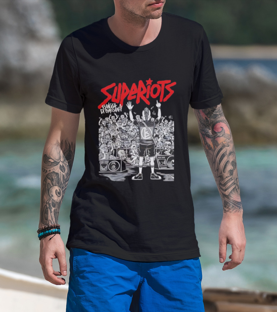 Superiots Concert Crowd Energy Di Barisan T-Shirt