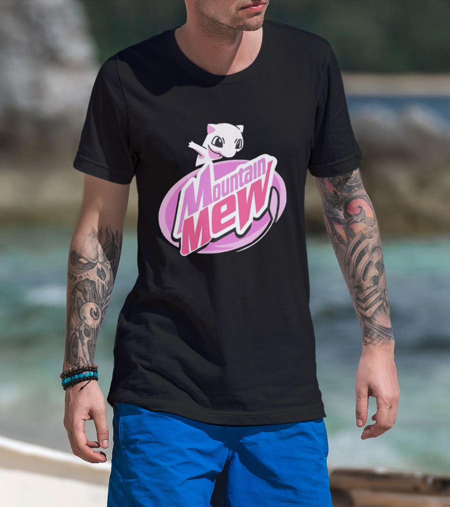 Mountain Mew Cat Pokémon T-Shirt