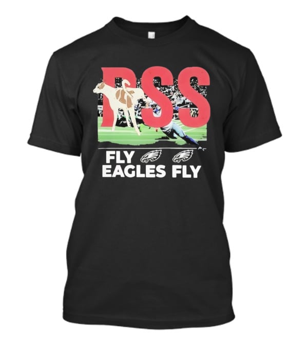 Fly Eagles Fly Philadelphia PSS Dog Peeing Football T-Shirt