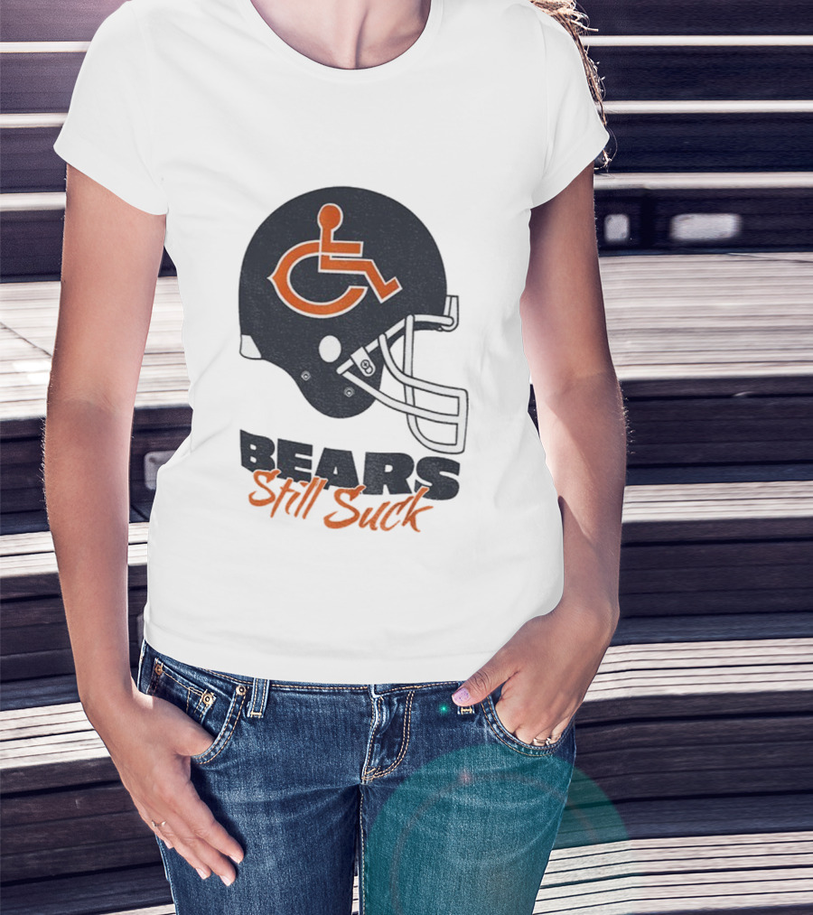 Chicago Bears Still Suck NFL Football Helmet 2025 Cartoon T-Shirt