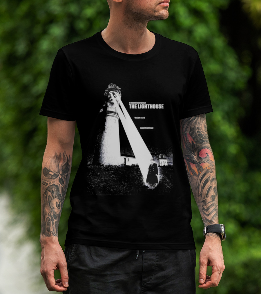 Robert Eggers The Lighthouse Willem Dafoe Robert Pattinson Vintage Scene T-Shirt