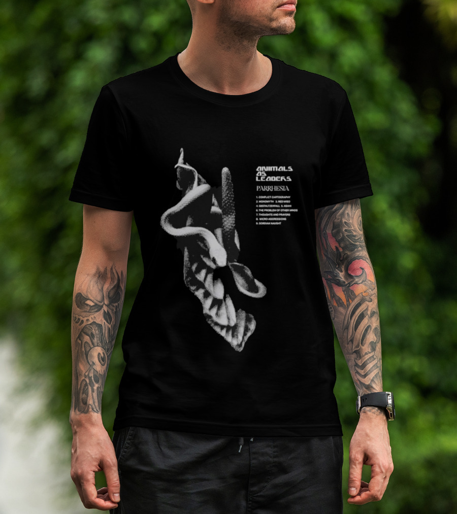 Parrhesia Snake Animals As Leaders Band Merchandise T-Shirt