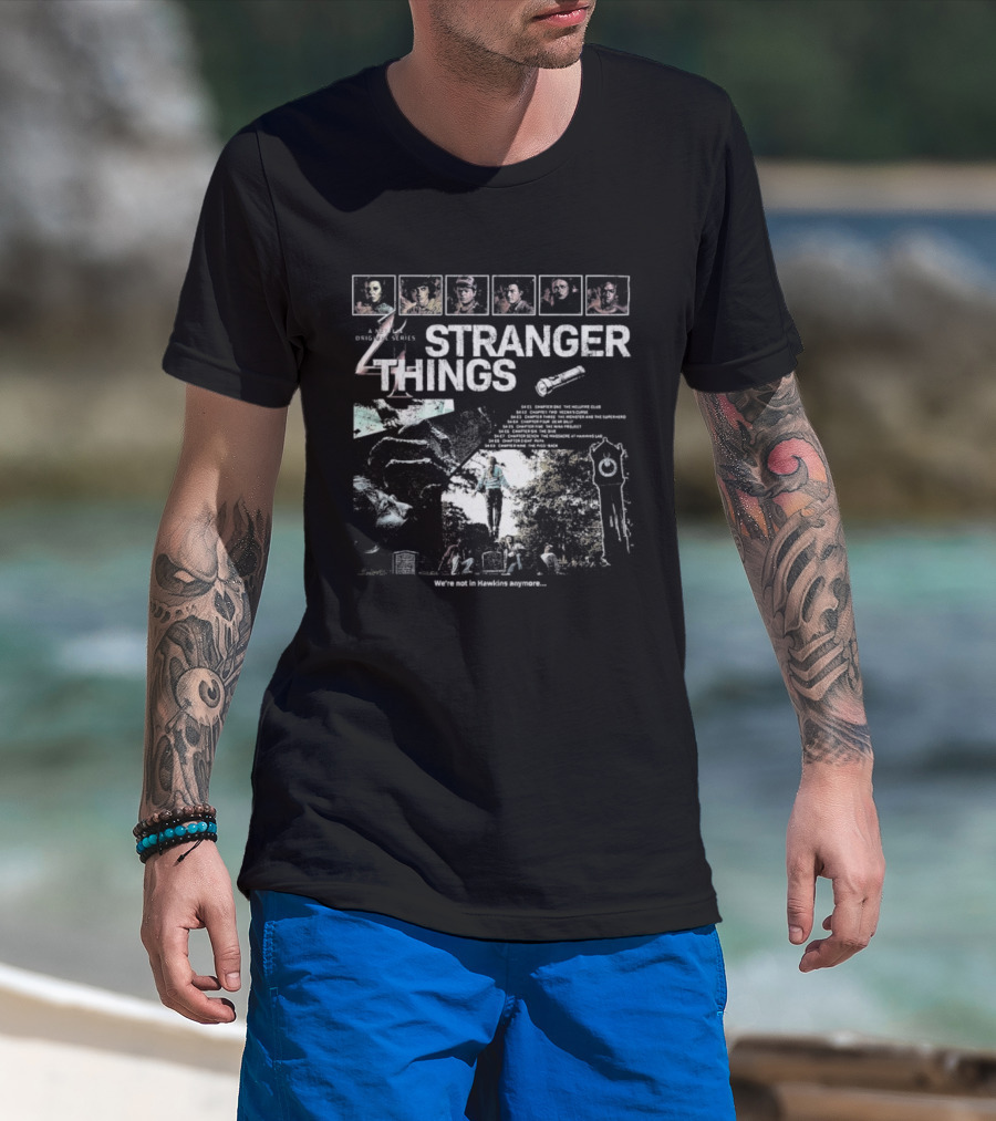 Stranger Things Season 4 We’re Not In Hawkins Anymore Adventure In Russia With Hopper And The Gang T-Shirt