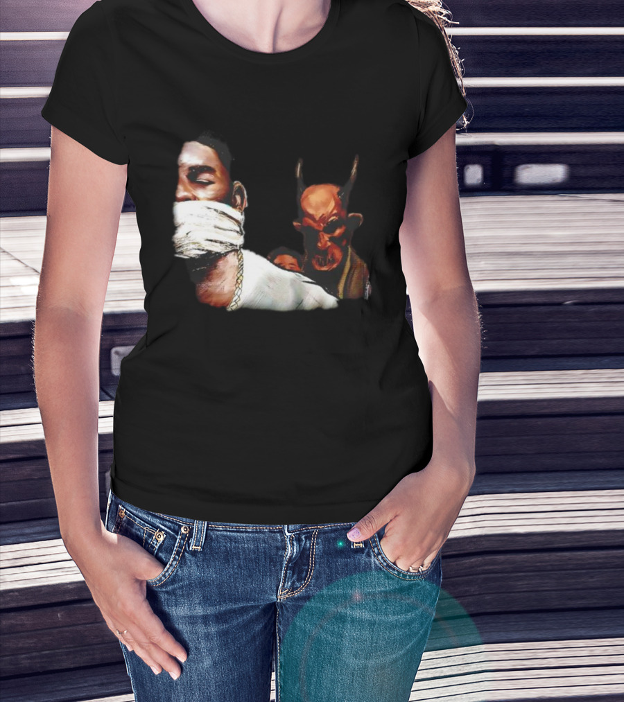 The Uncomfortable Truth Ransom Conductor Williams Devil On Shoulder Artwork T-Shirt