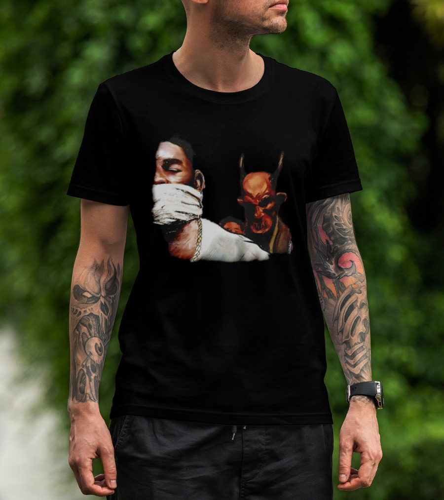 The Uncomfortable Truth Ransom Conductor Williams Devil On Shoulder Artwork T-Shirt