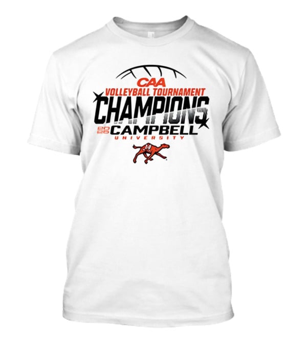 CAA Volleyball Tournament Champions Campbell University 2025 T-Shirt
