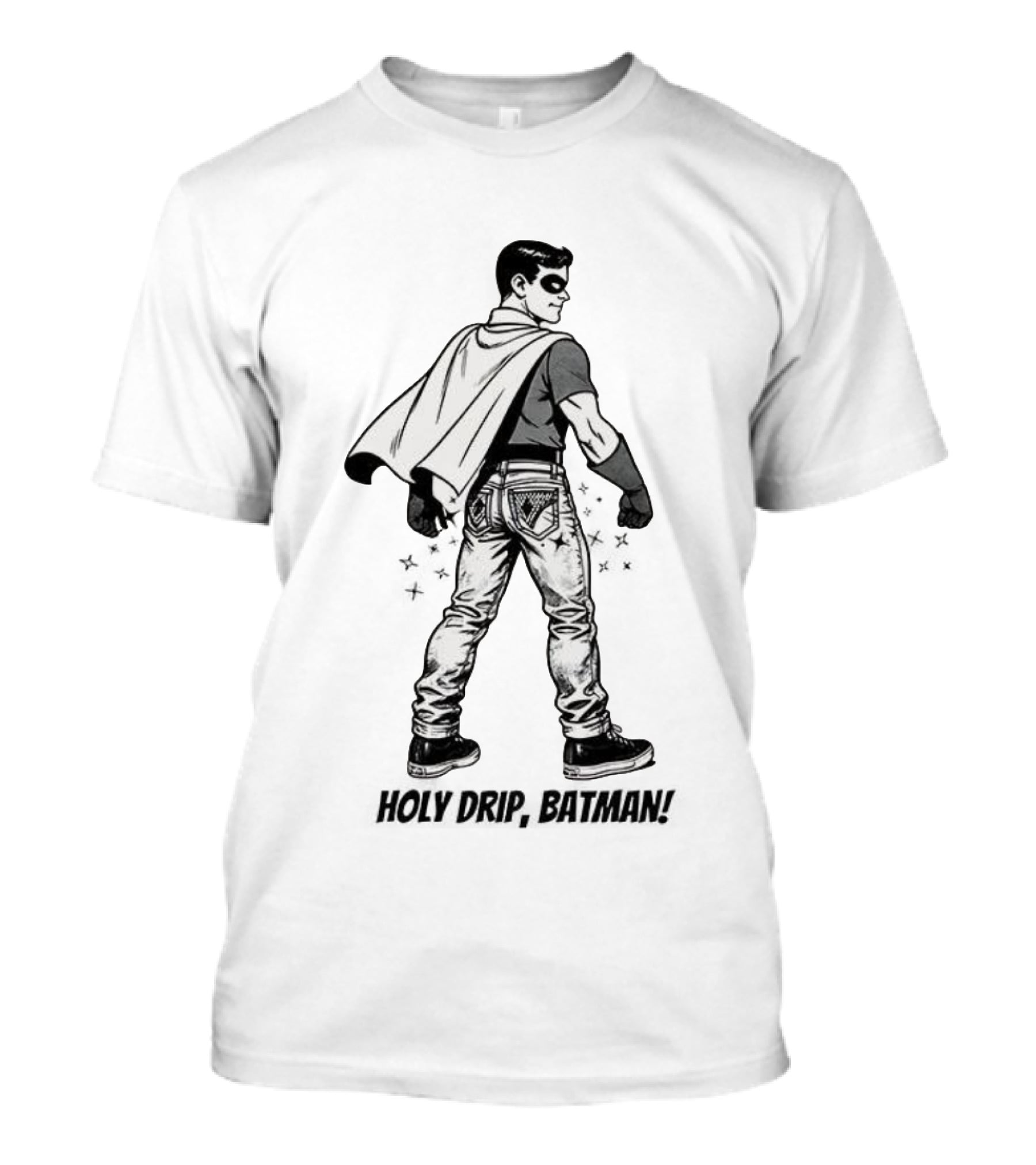 Holy Drip Batman Vintage Sidekick In Denim Style Icon T-Shirt