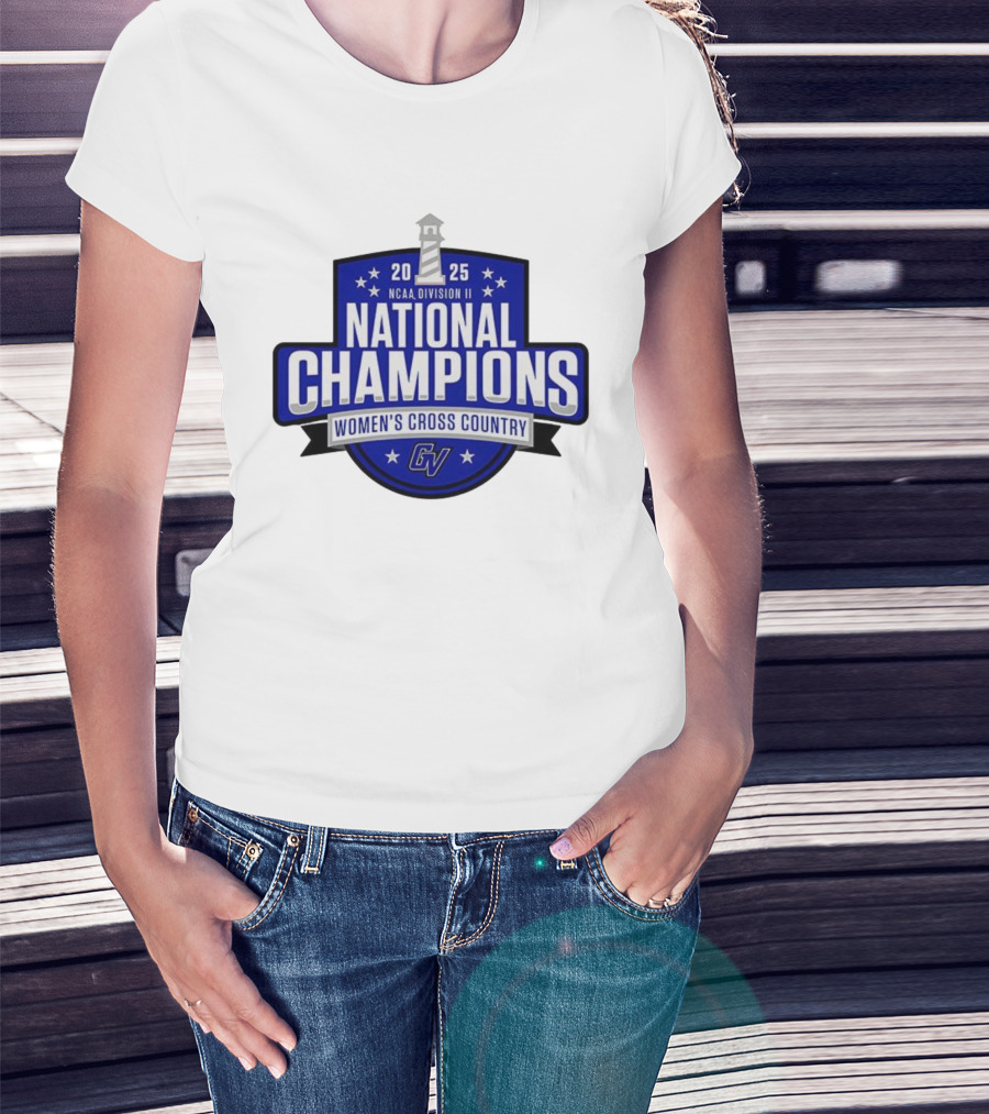 NCAA Division II Women's Cross Country 2025 National Champions GVSU T-Shirt