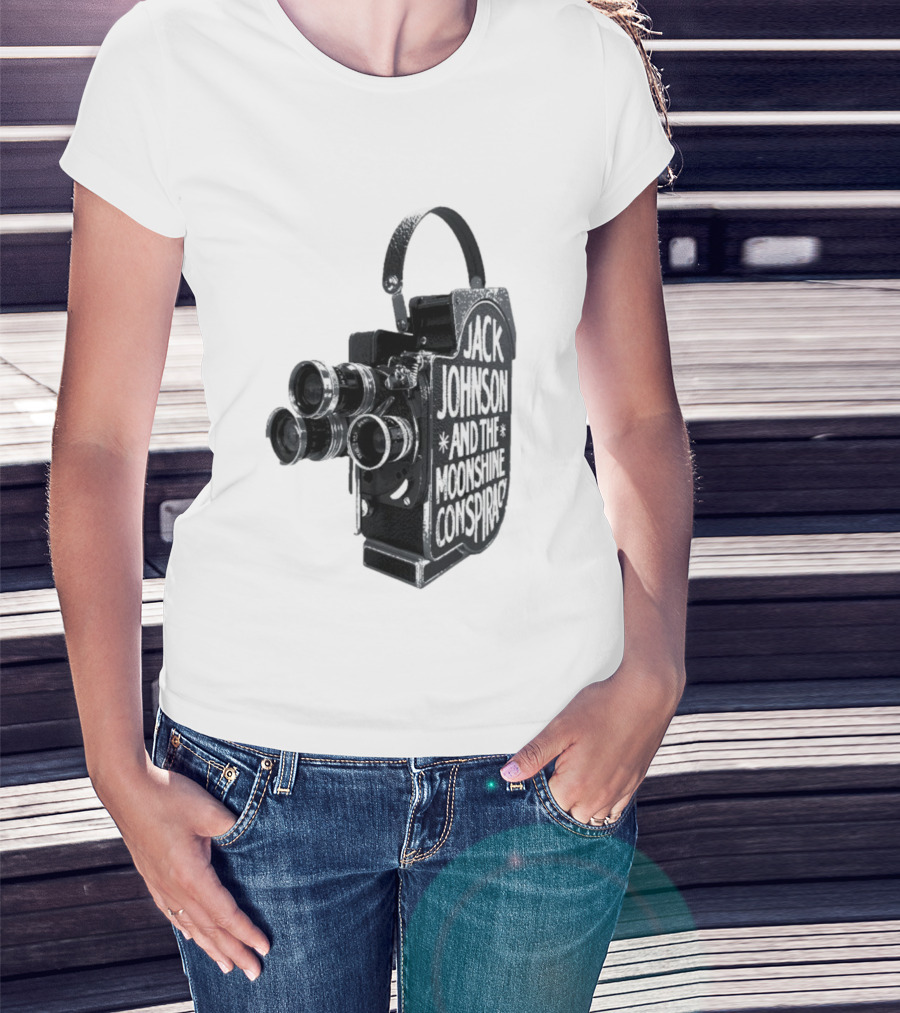 Jack Johnson And The Moonshine Conspiracy Bolex Camera T-Shirt