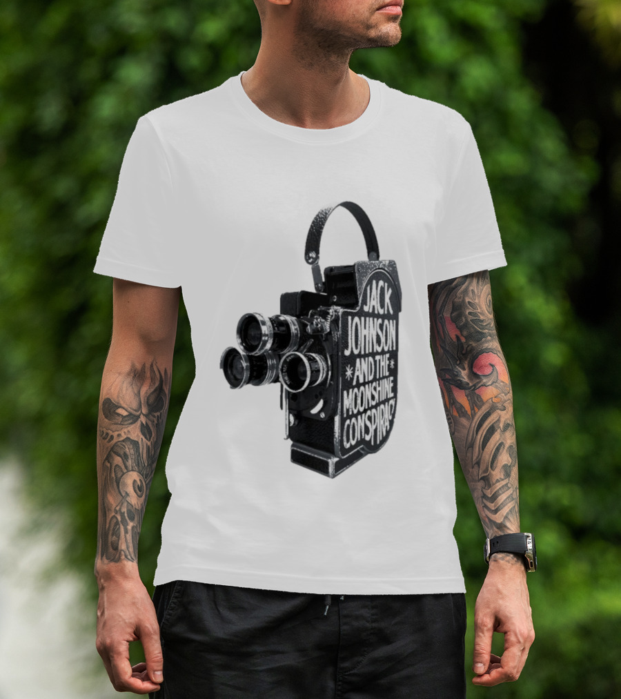 Jack Johnson And The Moonshine Conspiracy Bolex Camera T-Shirt