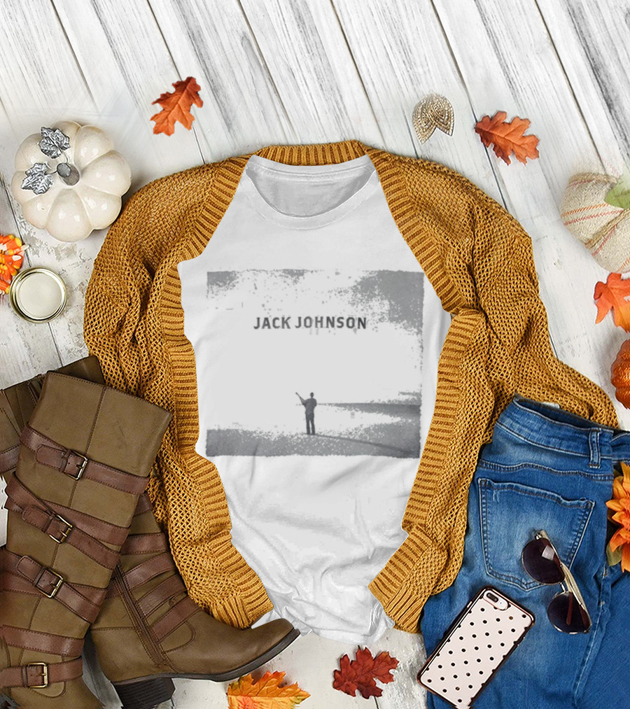 Jack Johnson Meet The Moonlight North America Tour 2022 Surfer Silhouette T-Shirt