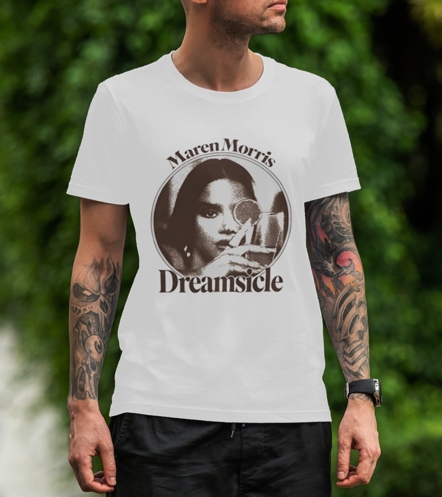 Maren Morris Dreamsicle Album Cover Black And White Portrait Image T-Shirt