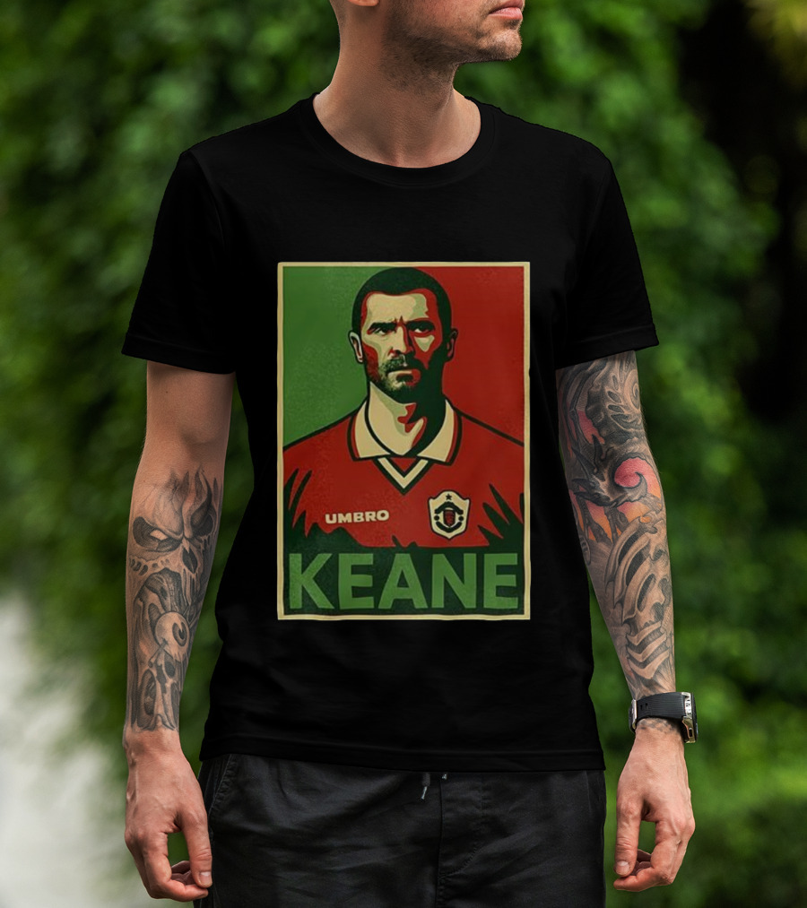 Roy Keane Umbro Football Icon T-Shirt
