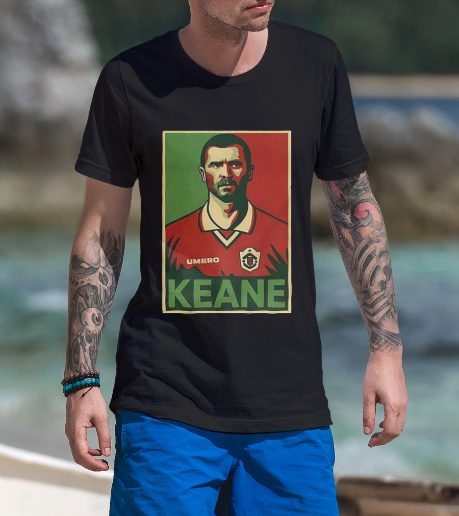 Roy Keane Umbro Football Icon T-Shirt