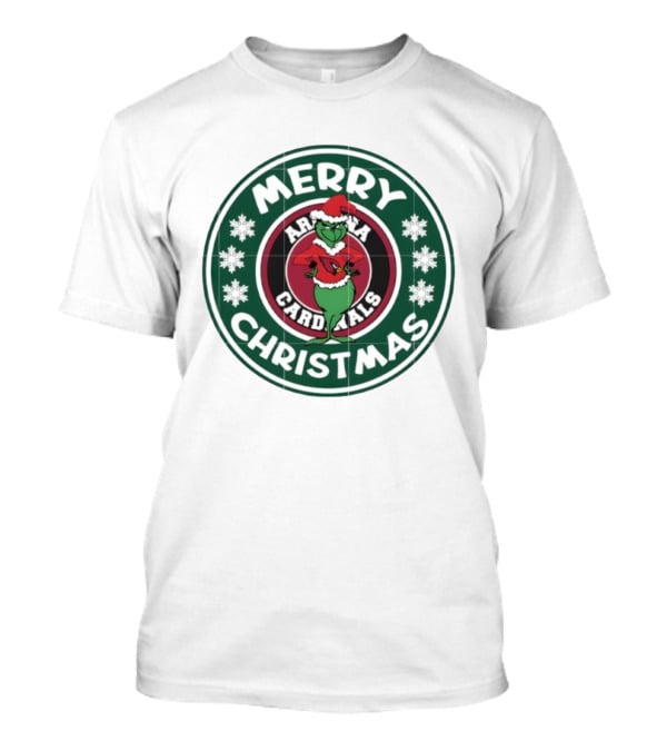 Arizona Cardinals Grinch Merry Christmas T-Shirt