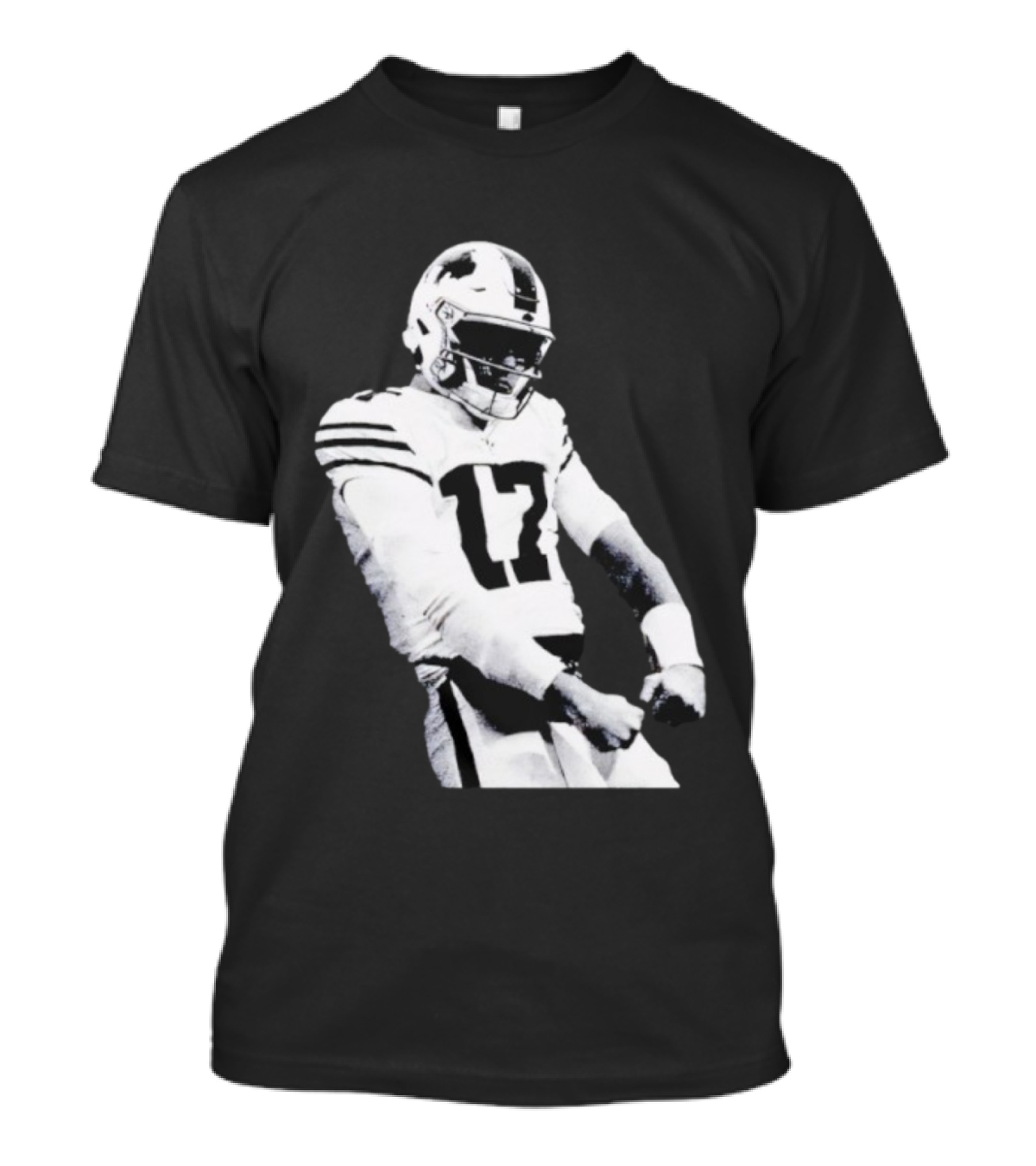 Buffalo Bills Flex Hey-ey-Ey-ey Number 17 Football Celebration T-Shirt