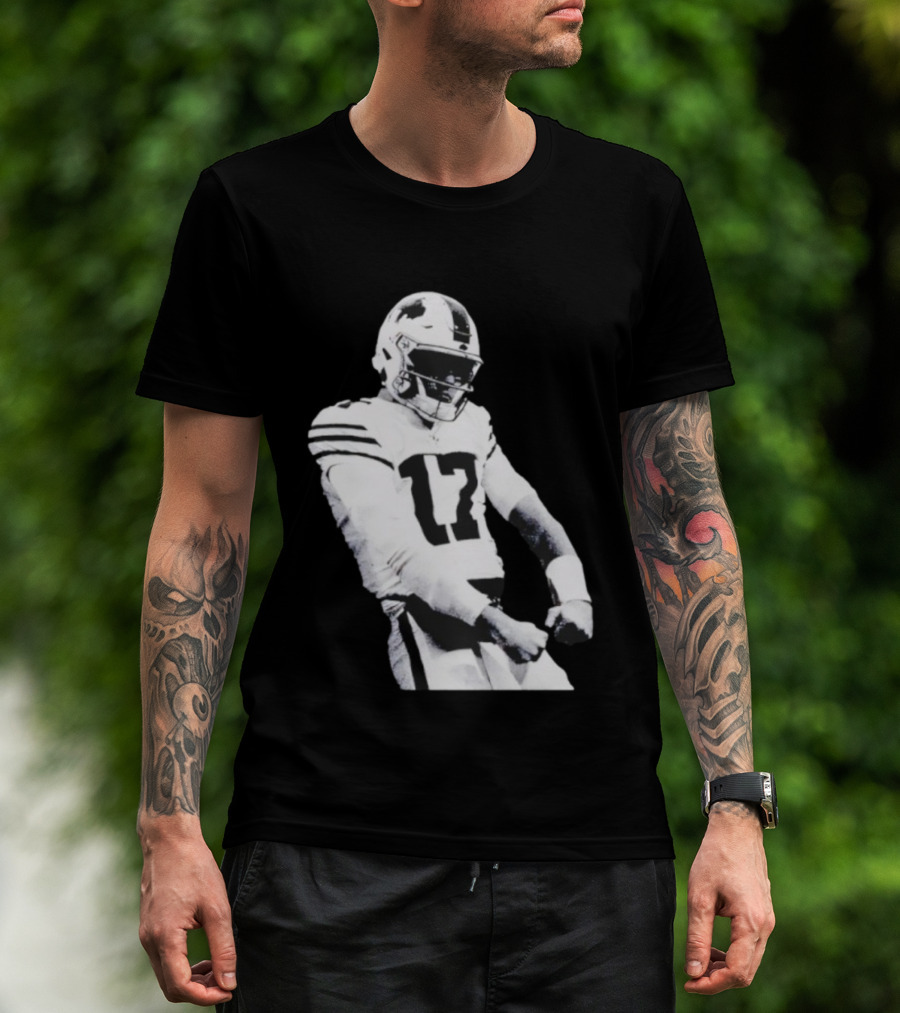 Buffalo Bills Flex Hey-ey-Ey-ey Number 17 Football Celebration T-Shirt