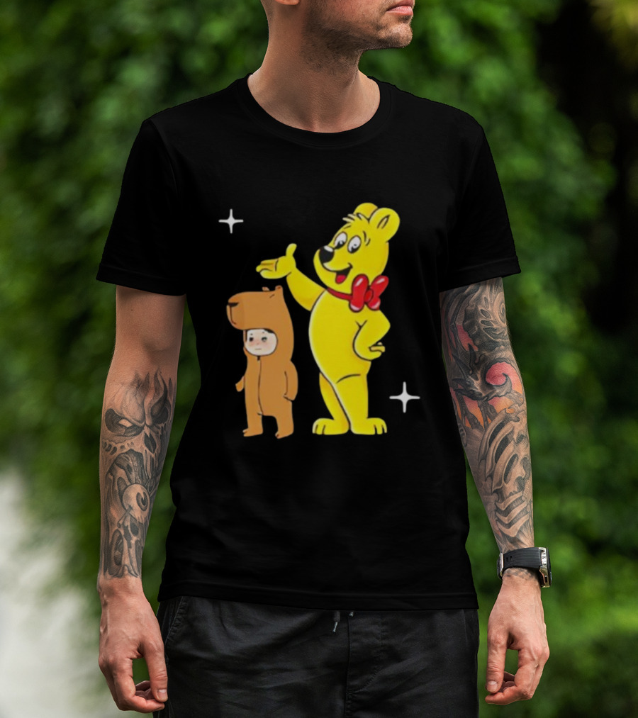 Jennie Haribo Goldbear Mascot Cute Character Design T-Shirt