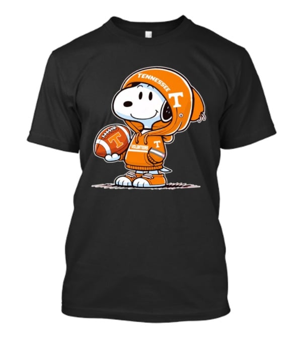 Snoopy Tennessee Volunteers Football T-Shirt