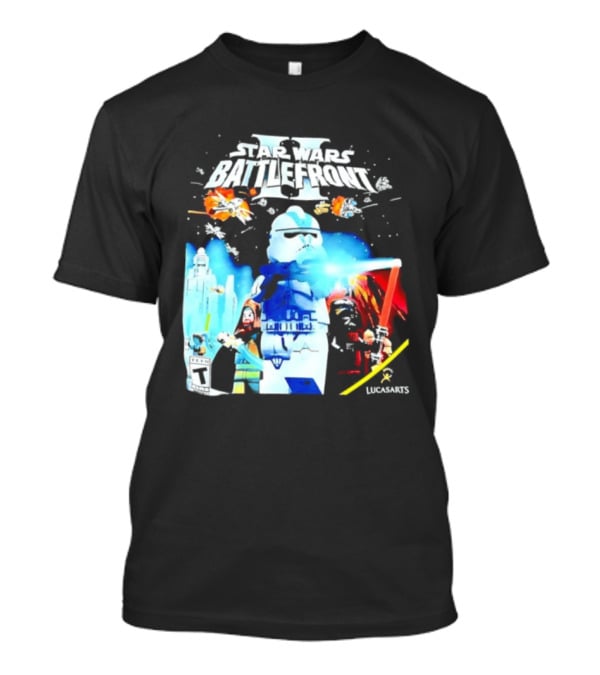 LEGO Star Wars Battlefront II Trooper And Lightsaber Duel Scene T-Shirt