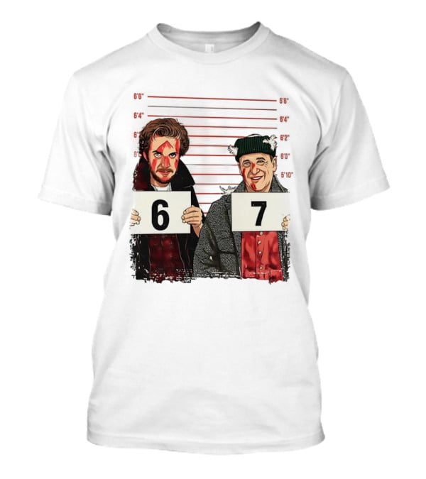 Harry And Marv Home Alone Shot 6 7 Meme T-Shirt