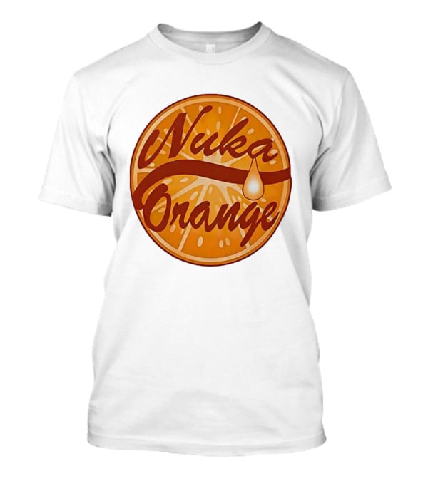 Nuka Orange Vintage Juice Cap Fallout Style Retro Design T-Shirt